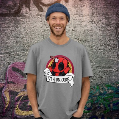 Тениска Oversize Deadpool - I'm A Unicorn